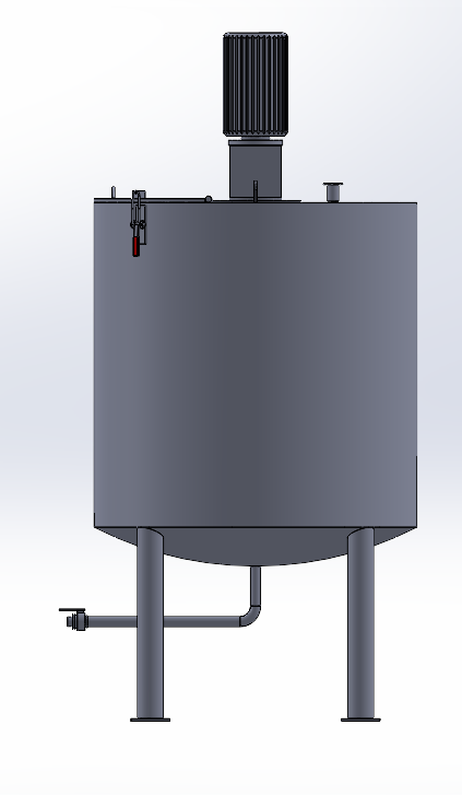 Ribbon Blender Mixer Alternate View